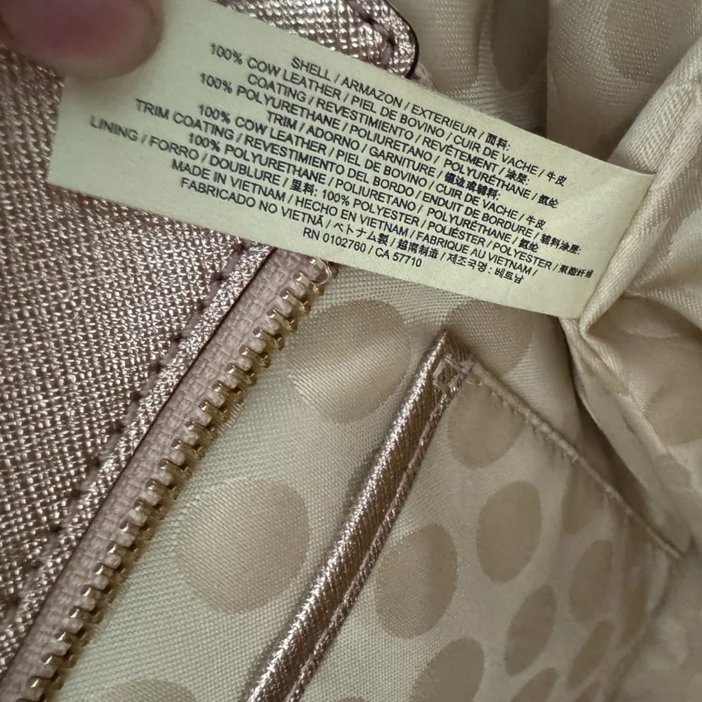 Kate‎ Spade Cedar Street Harmony Tote Bag Metallic Rose